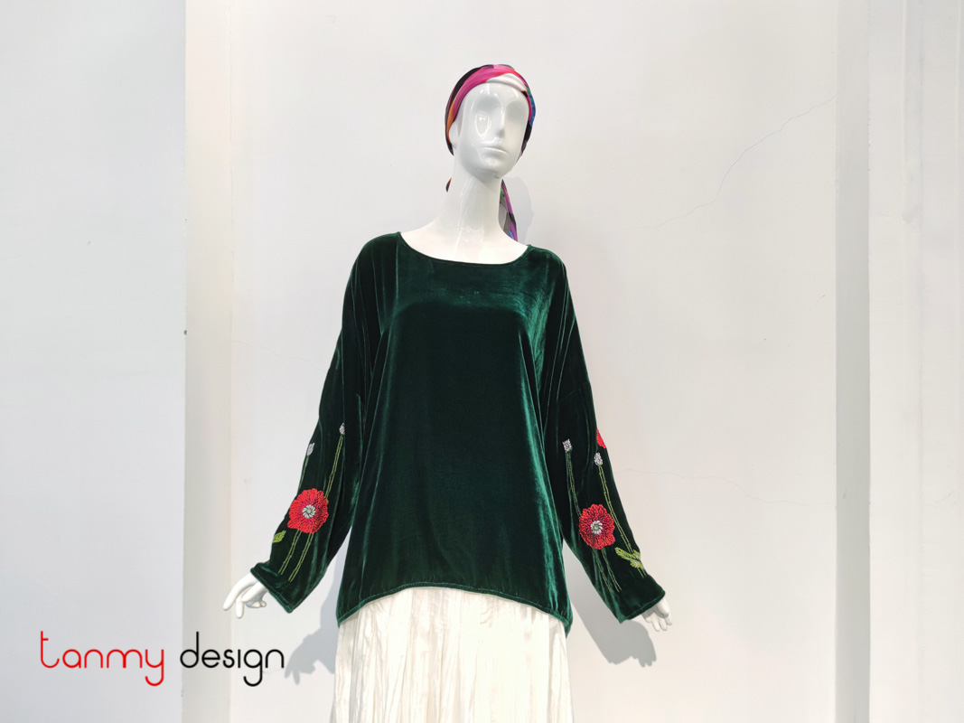Poppy Embroidered Top main image 1